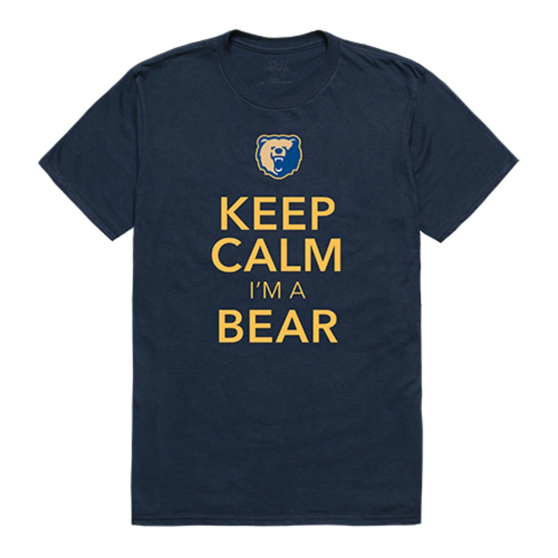MSU Morgan State University Bears Keep Calm T-Shirt Navy