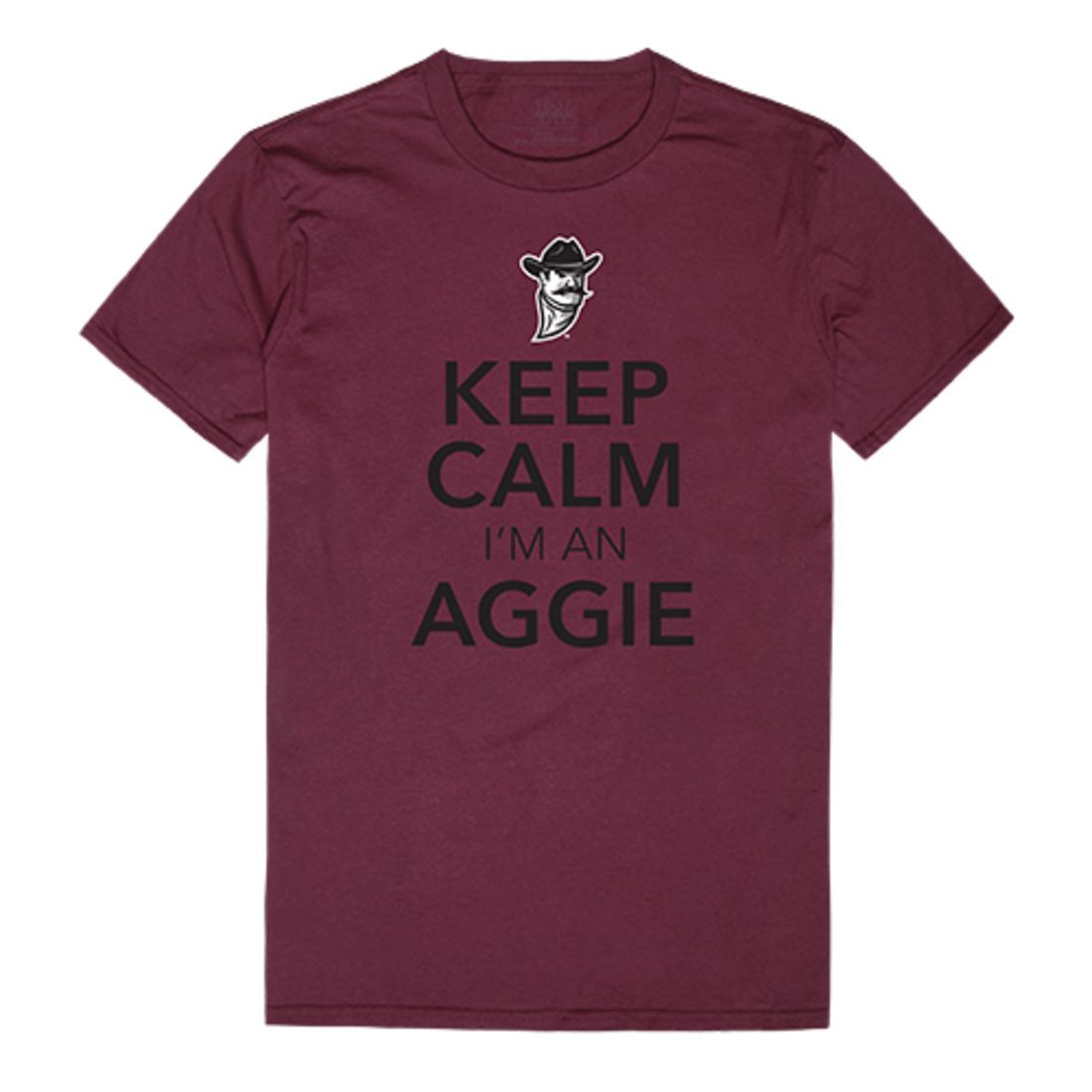 NMSU New Mexico State University Aggies Keep Calm T-Shirt Maroon