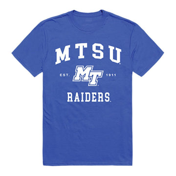 MTSU Middle Tennessee State University Blue Raiders Seal T-Shirt Royal