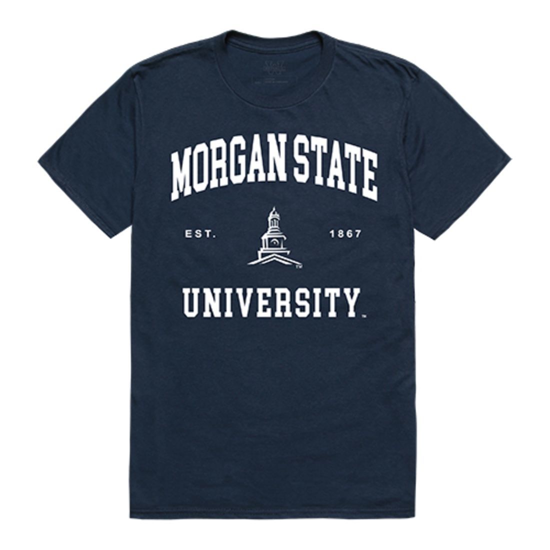 MSU Morgan State University Bears Seal T-Shirt Navy