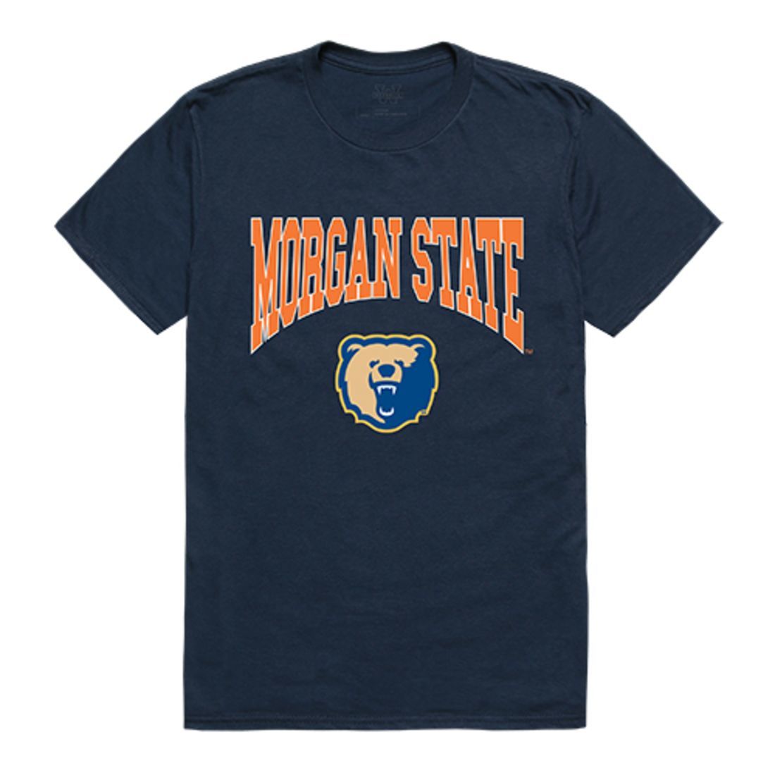 MSU Morgan State University Bears Athletic T-Shirt Navy