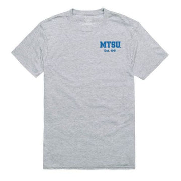 MTSU Middle Tennessee State University Blue Raiders Practice T-Shirt Heather Grey