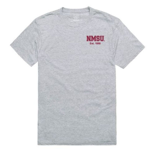 NMSU New Mexico State University Aggies Practice T-Shirt Heather Grey