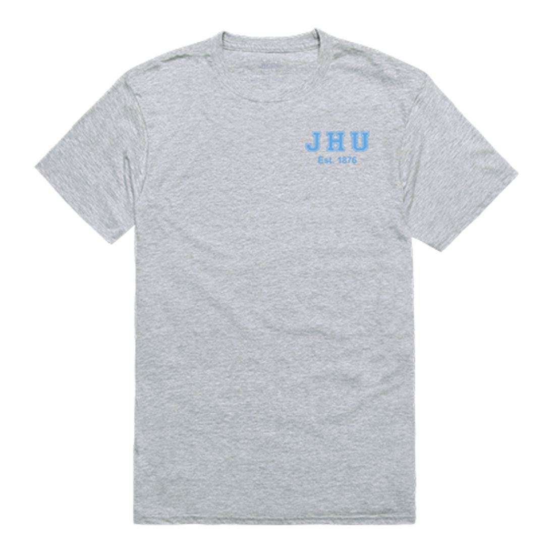 JHU Johns Hopkins University Blue Jays Practice Tee T-Shirt Heather Grey