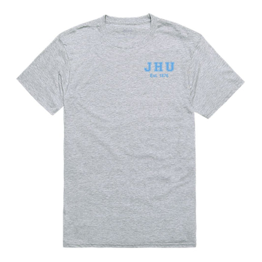 JHU Johns Hopkins University Blue Jays Practice Tee T-Shirt Heather Grey
