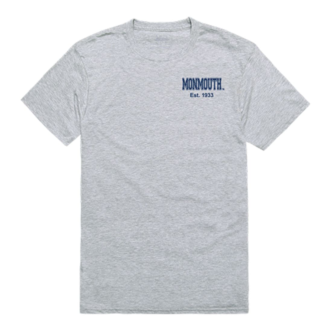 Monmouth University Hawks Practice Tee T-Shirt Heather Grey