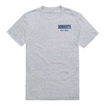 Monmouth University Hawks Practice Tee T-Shirt Heather Grey
