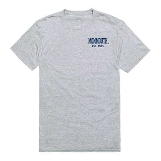Monmouth University Hawks Practice Tee T-Shirt Heather Grey