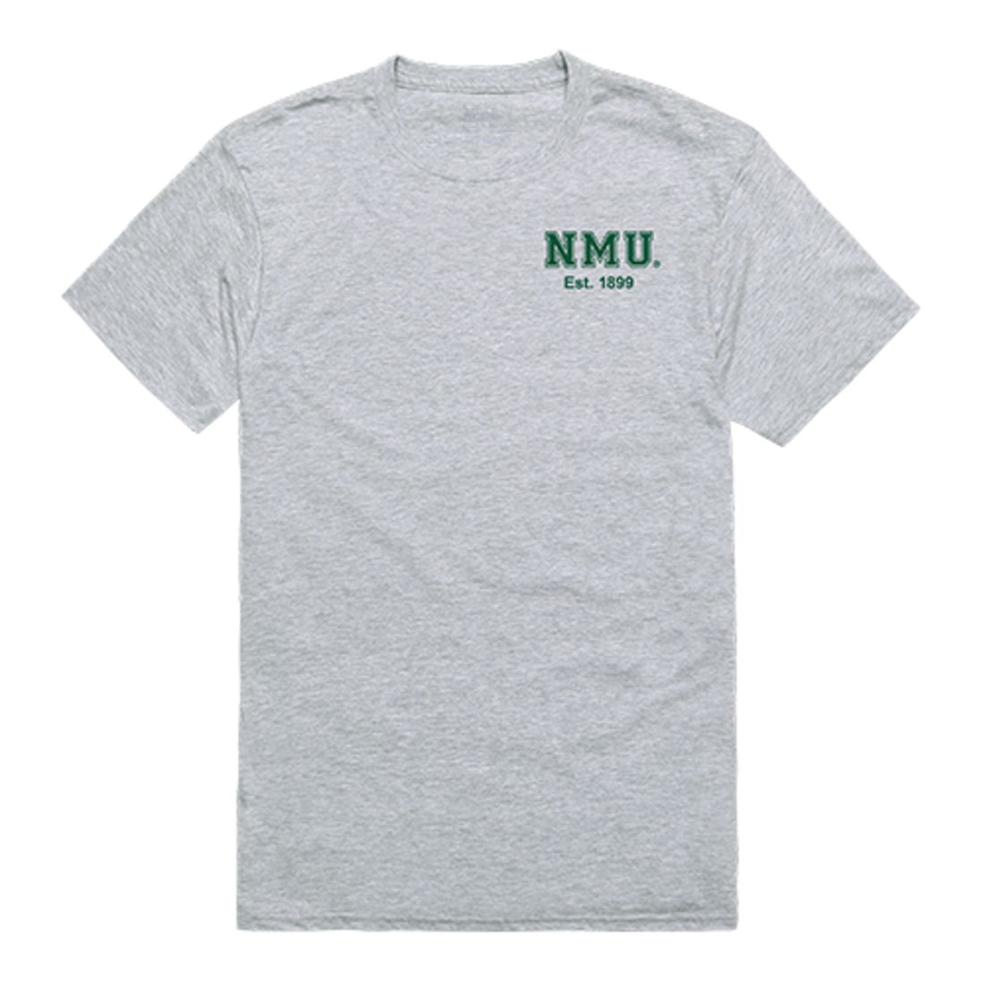 NMU Northern Michigan University Wildcats Practice Tee T-Shirt Heather Grey