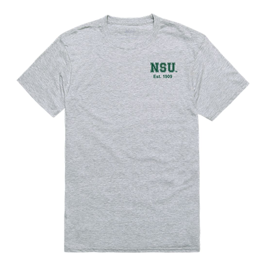 NSU Northeastern State University RiverHawks Practice Tee T-Shirt Heather Grey
