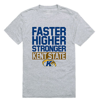 Kent State University The Golden Flashes Workout T-Shirt Heather Grey