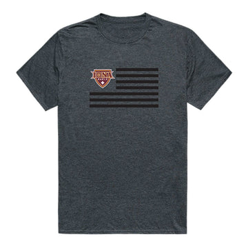 Iona College Gaels USA Flag Tee T-Shirt Heather Charcoal