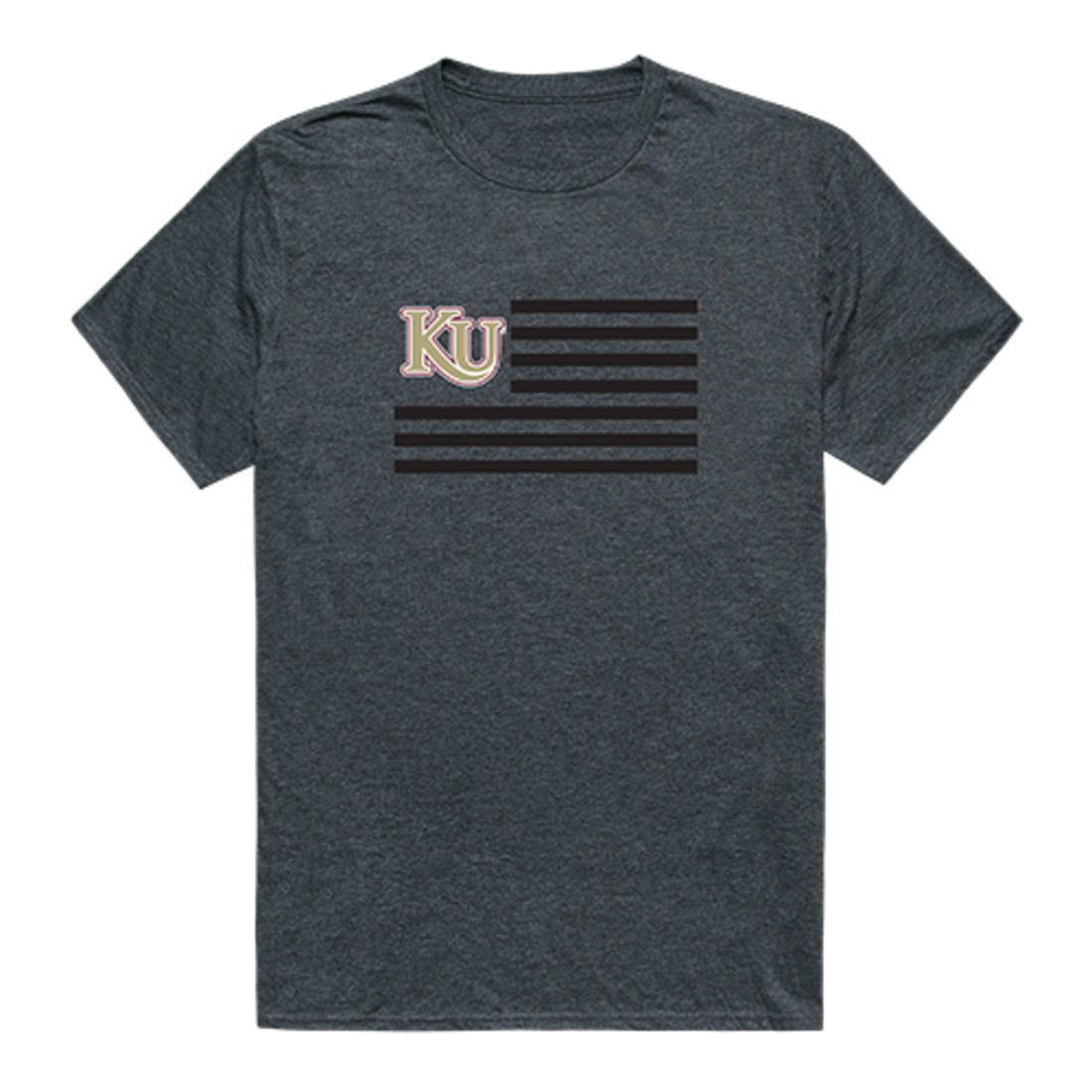 Kutztown University of Pennsylvania Golden Bears USA Flag Tee T-Shirt Heather Charcoal