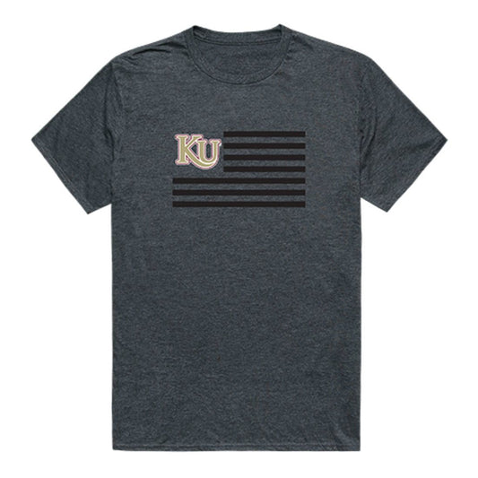 Kutztown University of Pennsylvania Golden Bears USA Flag Tee T-Shirt Heather Charcoal