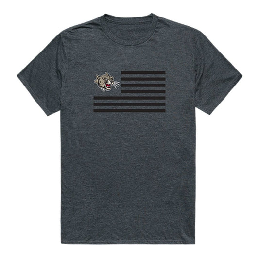 Lafayette College Leopards USA Flag Tee T-Shirt Heather Charcoal
