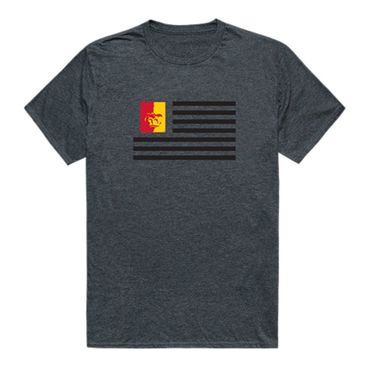 Pittsburg State University Gorillas USA Flag Tee T-Shirt Heather Charcoal