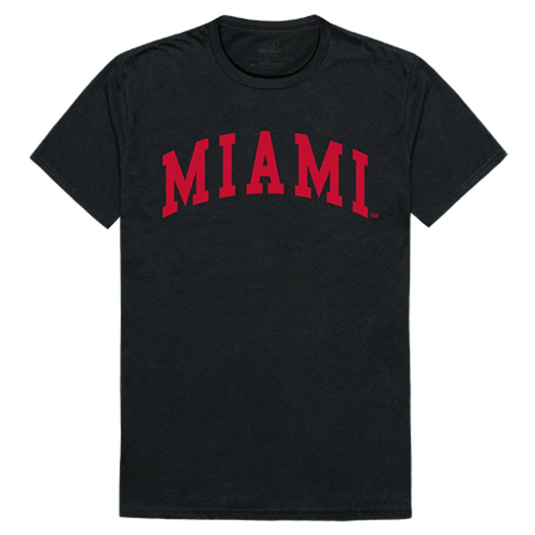 Miami University RedHawks College T-Shirt Black