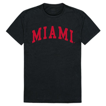 Miami University RedHawks College T-Shirt Black