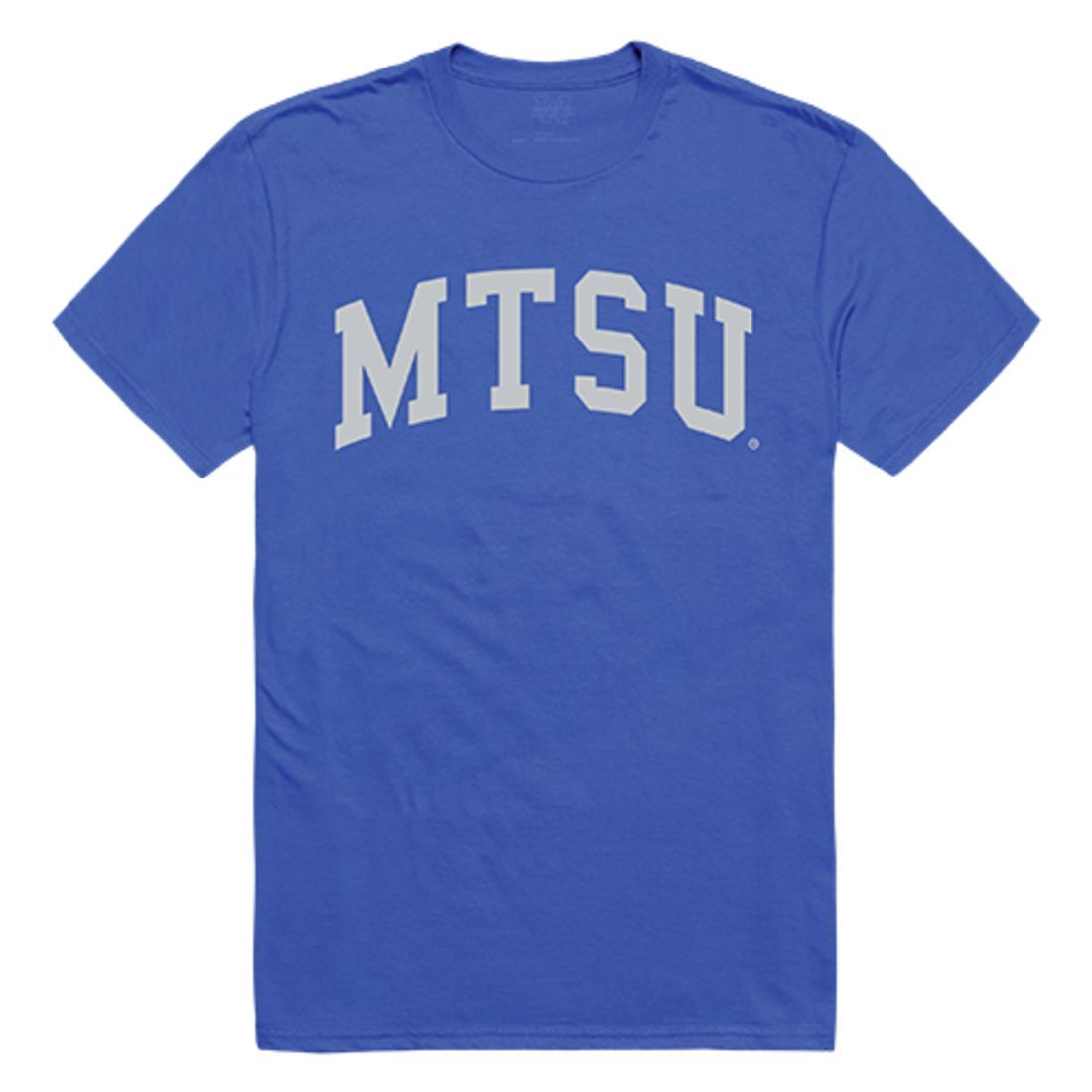 MTSU Middle Tennessee State University Blue Raiders College T-Shirt Royal