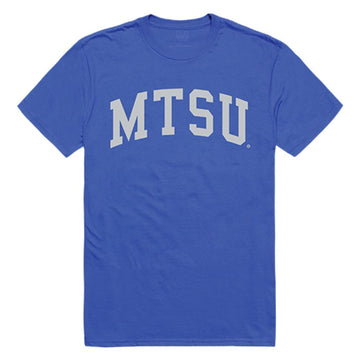MTSU Middle Tennessee State University Blue Raiders College T-Shirt Royal