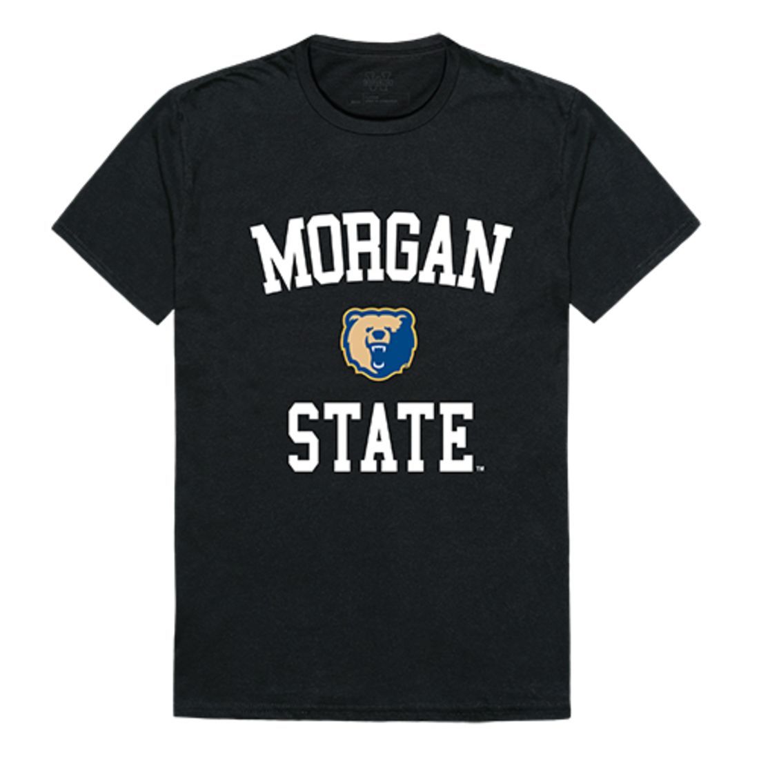 MSU Morgan State University Bears Arch T-Shirt Black