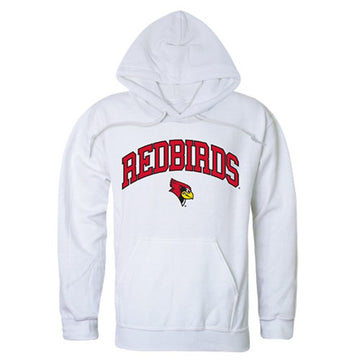 Illinois State University Redbirds Campus Hoodie Sweatshirt White