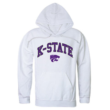 Kansas State University Wildcats Campus Hoodie Sweatshirt White