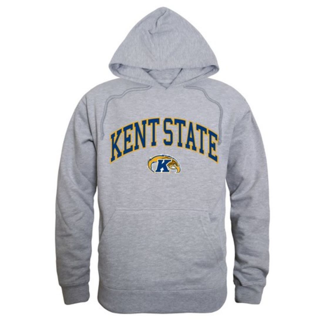 Kent State University The Golden Flashes Campus Hoodie Sweatshirt Heather Grey