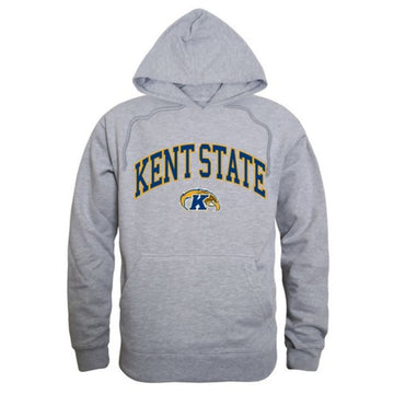 Kent State University The Golden Flashes Campus Hoodie Sweatshirt Heather Grey