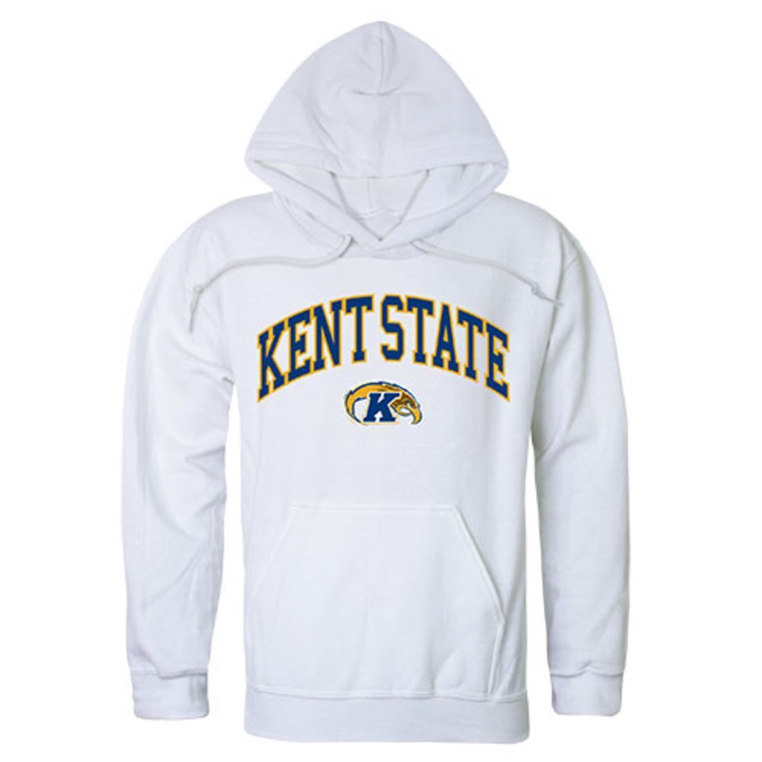 Kent State University The Golden Flashes Campus Hoodie Sweatshirt White