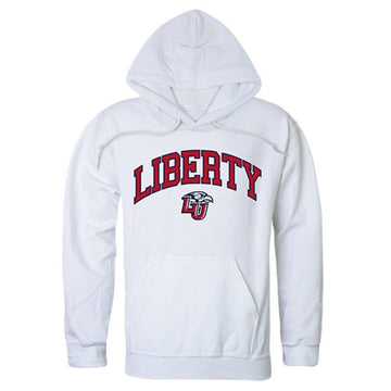 Liberty University Flames Campus Hoodie Sweatshirt White