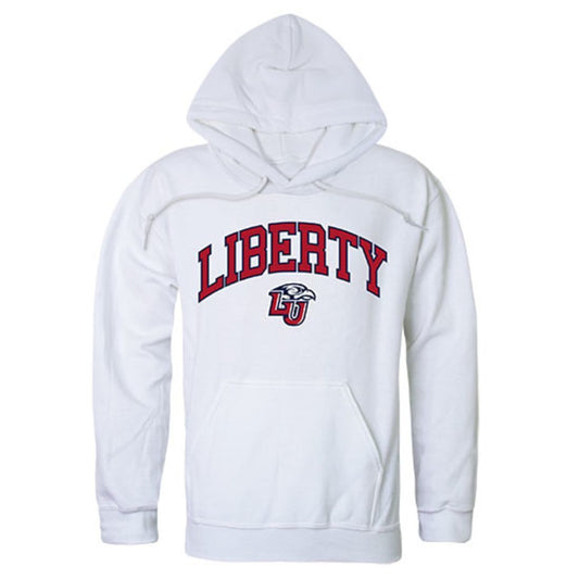 Liberty University Flames Campus Hoodie Sweatshirt White