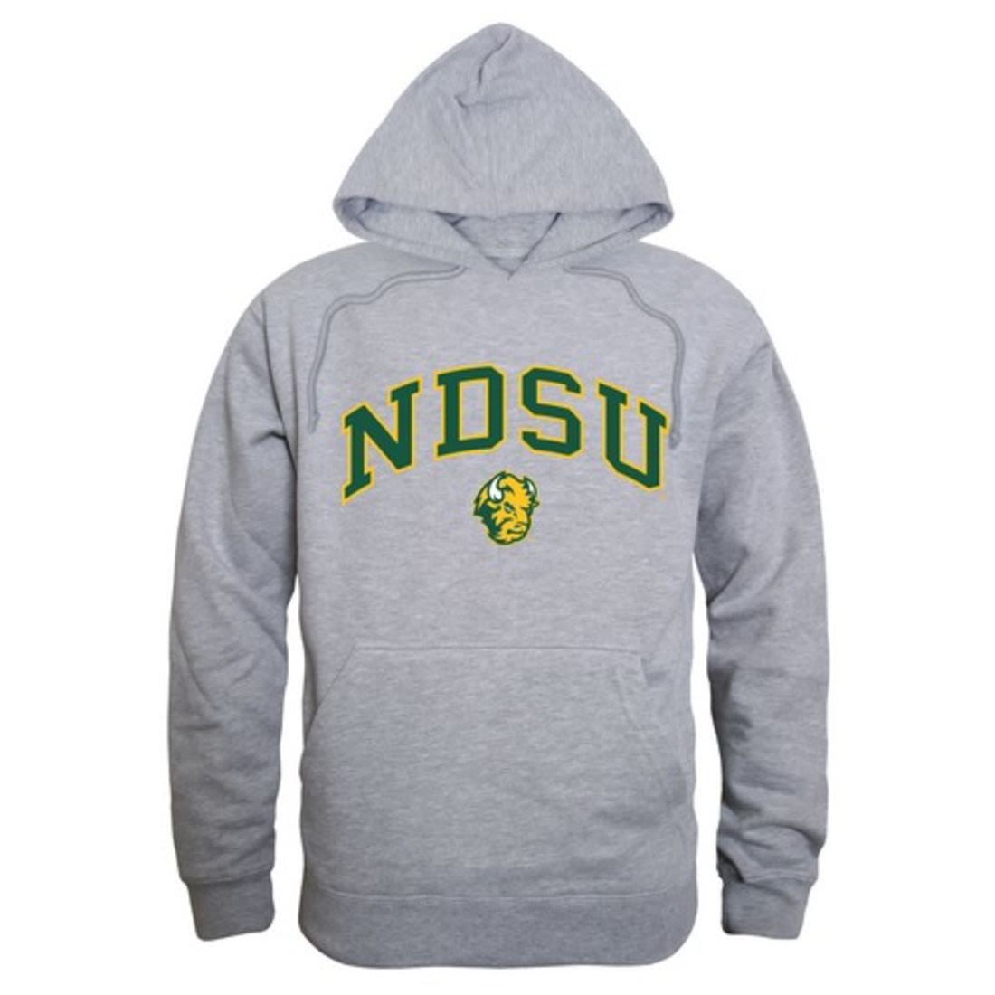 North Dakota State University Bison Thundering Herd Campus Hoodie Sweatshirt Heather Grey
