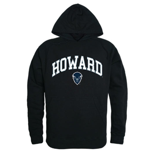 Howard University Bison Campus Hoodie Sweatshirt Black