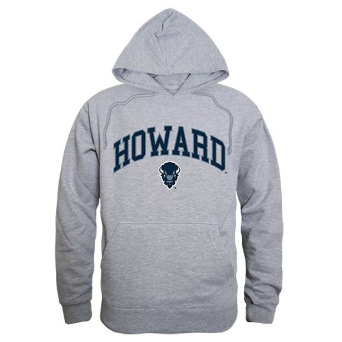 Howard University Bison Campus Hoodie Sweatshirt Heather Grey