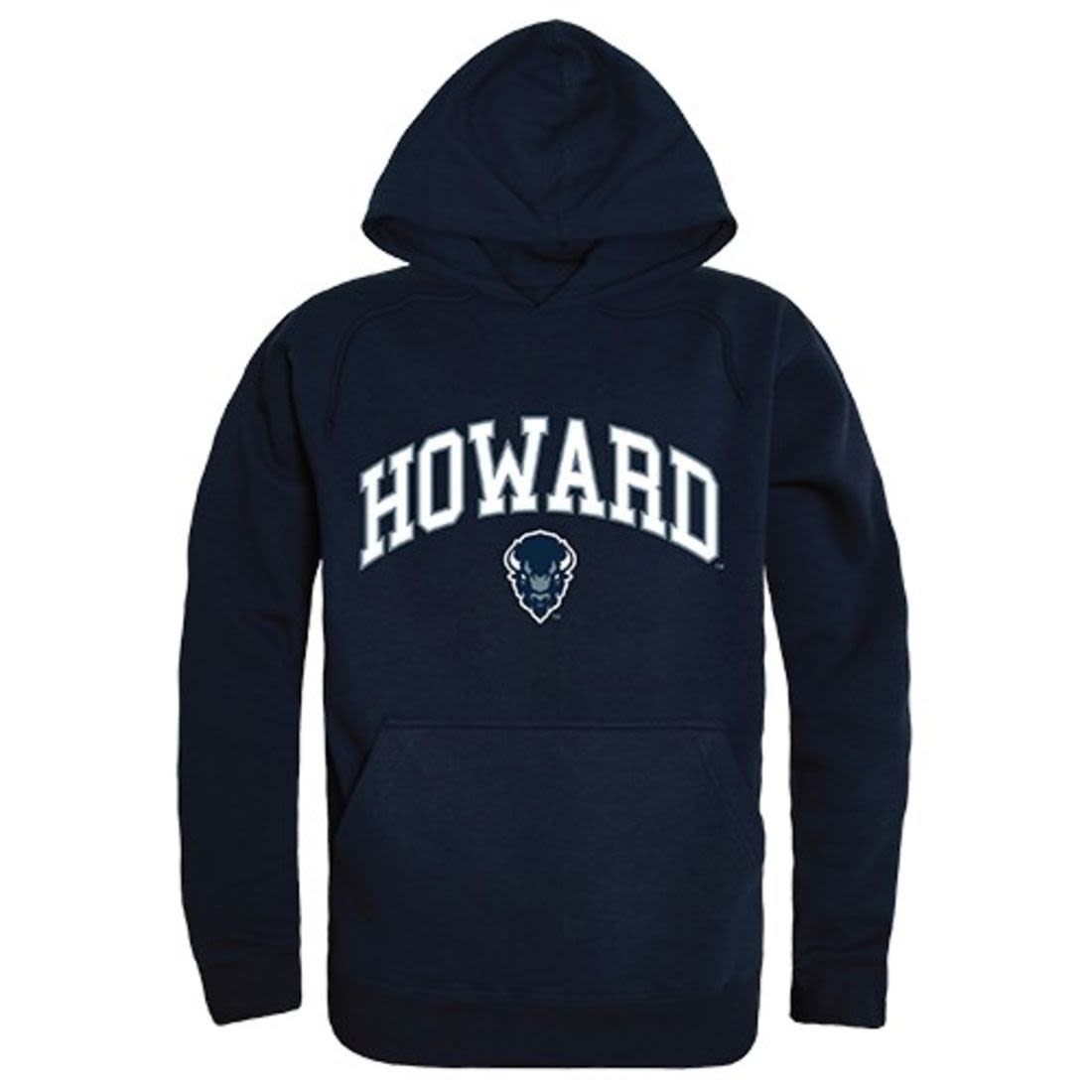 Howard University Bison Campus Hoodie Sweatshirt Navy