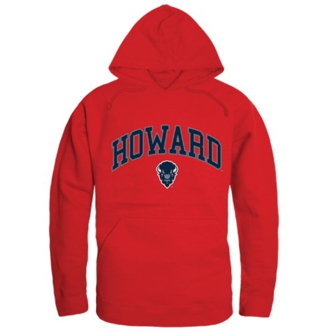 Howard University Bison Campus Hoodie Sweatshirt Red