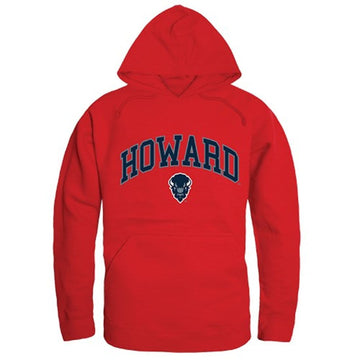 Howard University Bison Campus Hoodie Sweatshirt Red