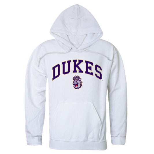 James Madison University Foundation Dukes Campus Hoodie Sweatshirt White