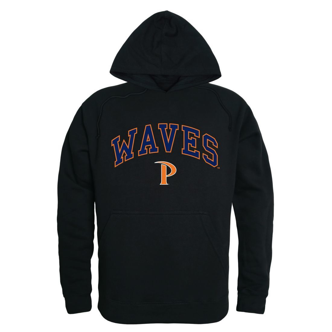 Pepperdine University Waves Campus Hoodie Sweatshirt Black