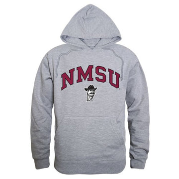 New Mexico State University Aggies Campus Hoodie Sweatshirt Heather Grey