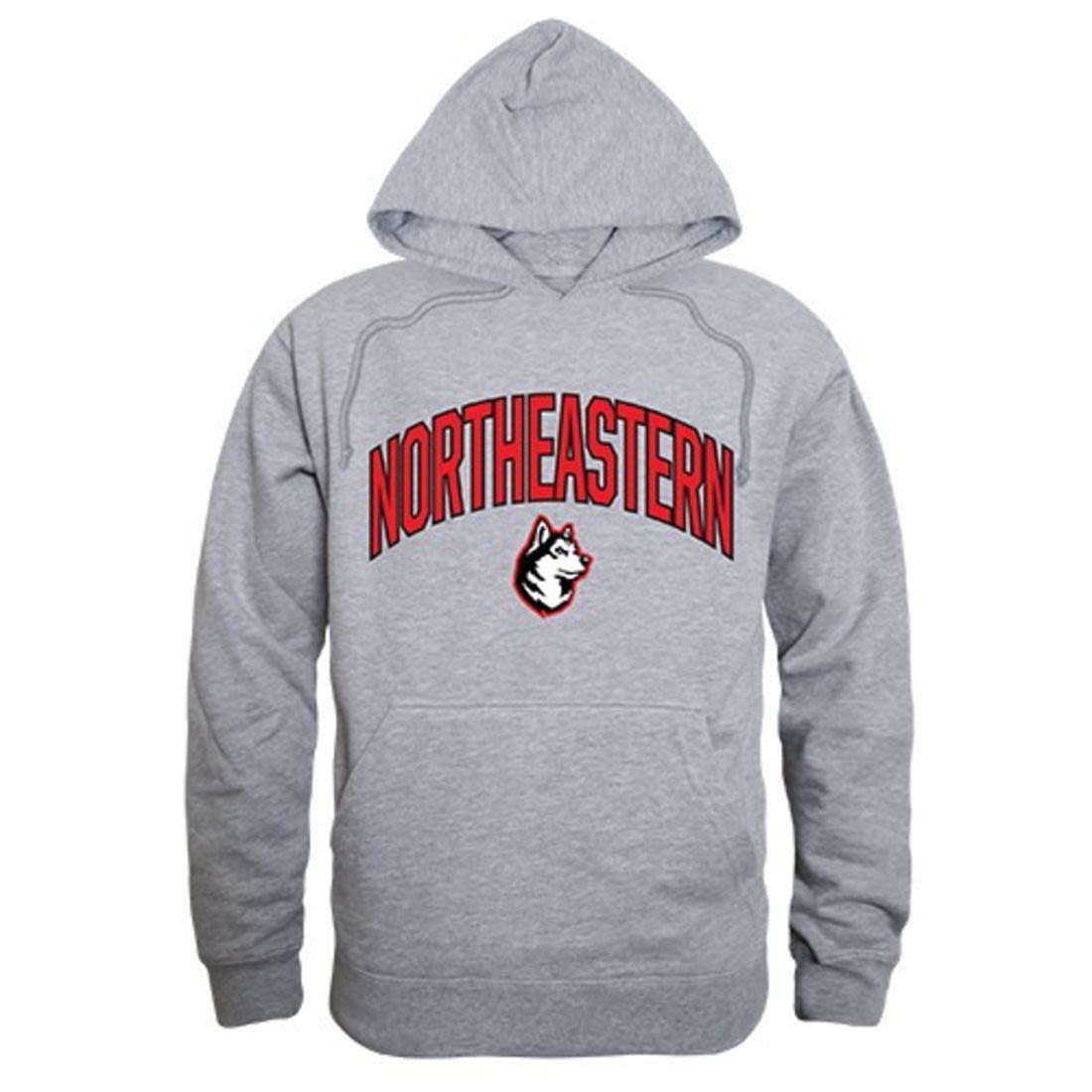 Northeastern University Huskies Campus Hoodie Sweatshirt Heather Grey