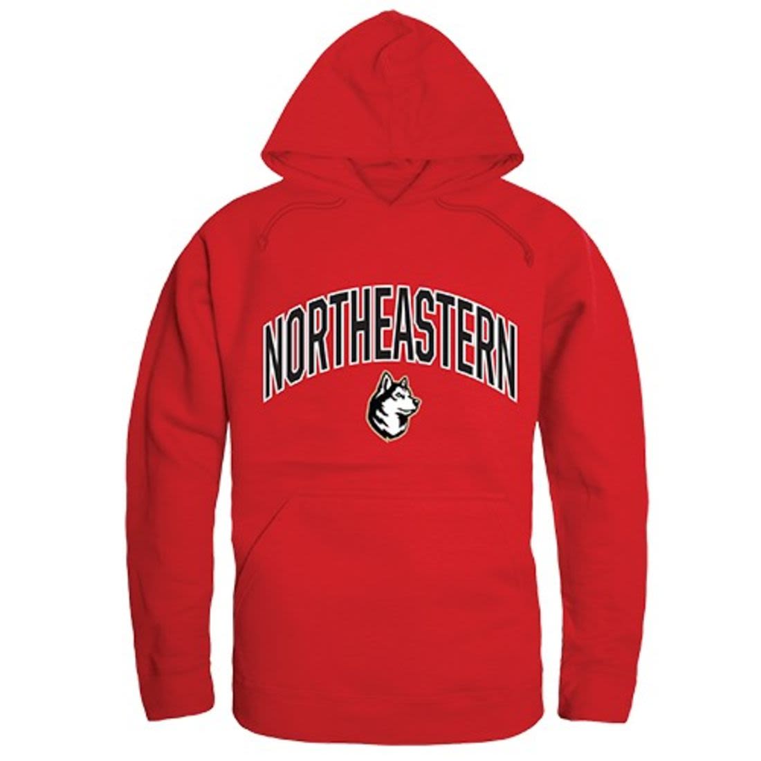 Northeastern University Huskies Campus Hoodie Sweatshirt Red