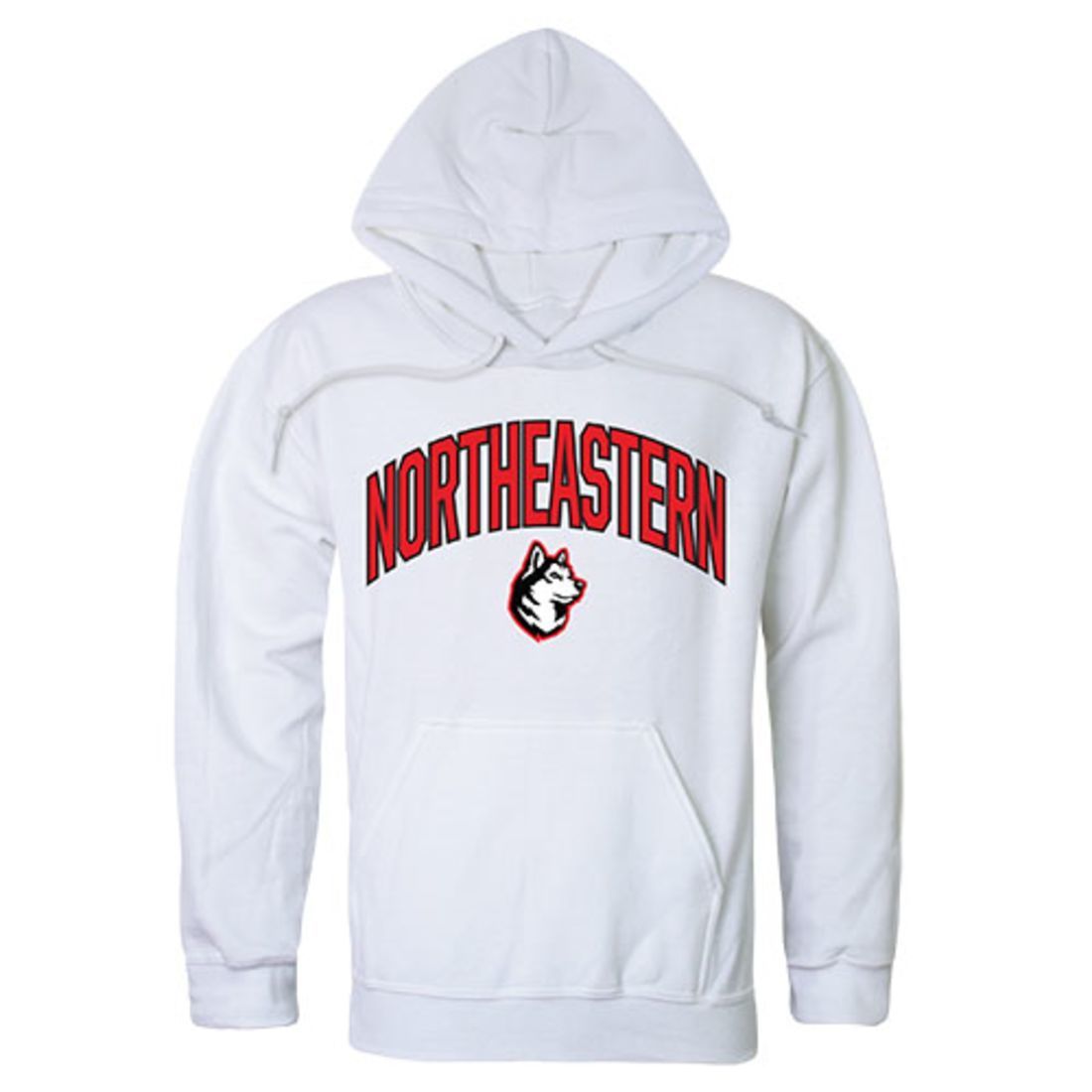 Northeastern University Huskies Campus Hoodie Sweatshirt White