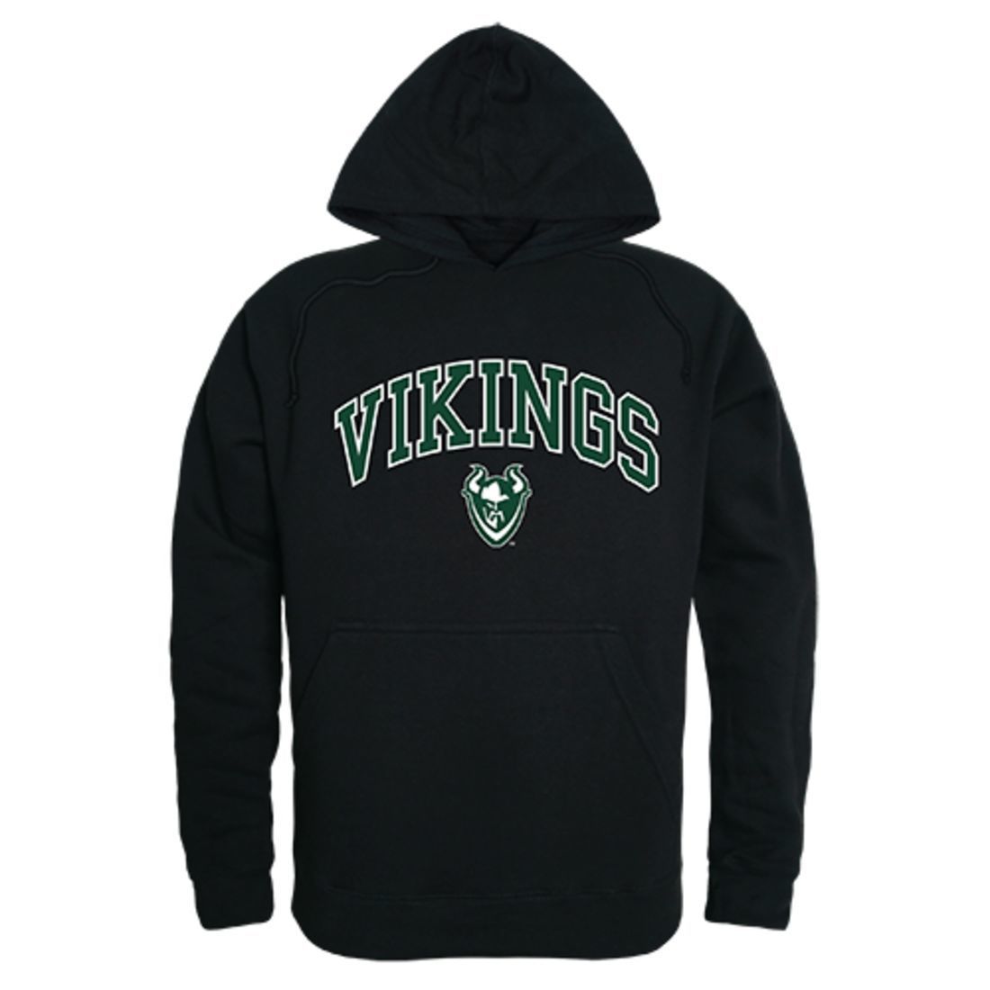 Portland State University Vikings Campus Hoodie Sweatshirt Black