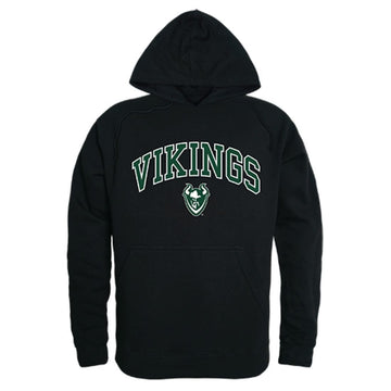 Portland State University Vikings Campus Hoodie Sweatshirt Black