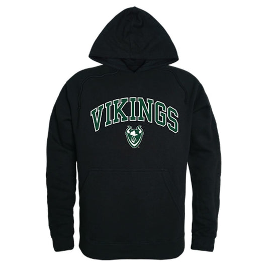 Portland State University Vikings Campus Hoodie Sweatshirt Black