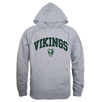 Portland State University Vikings Campus Hoodie Sweatshirt Heather Grey