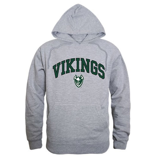 Portland State University Vikings Campus Hoodie Sweatshirt Heather Grey