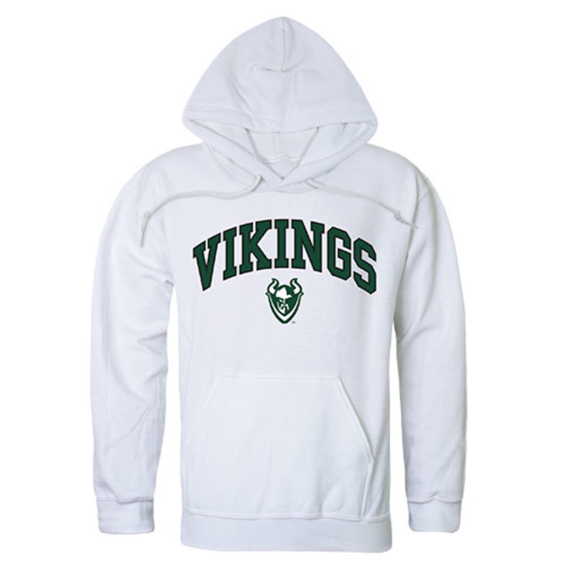 Portland State University Vikings Campus Hoodie Sweatshirt White